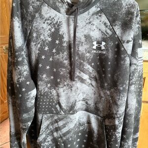 Under Armour Black and Gray Freedom Hoodie
